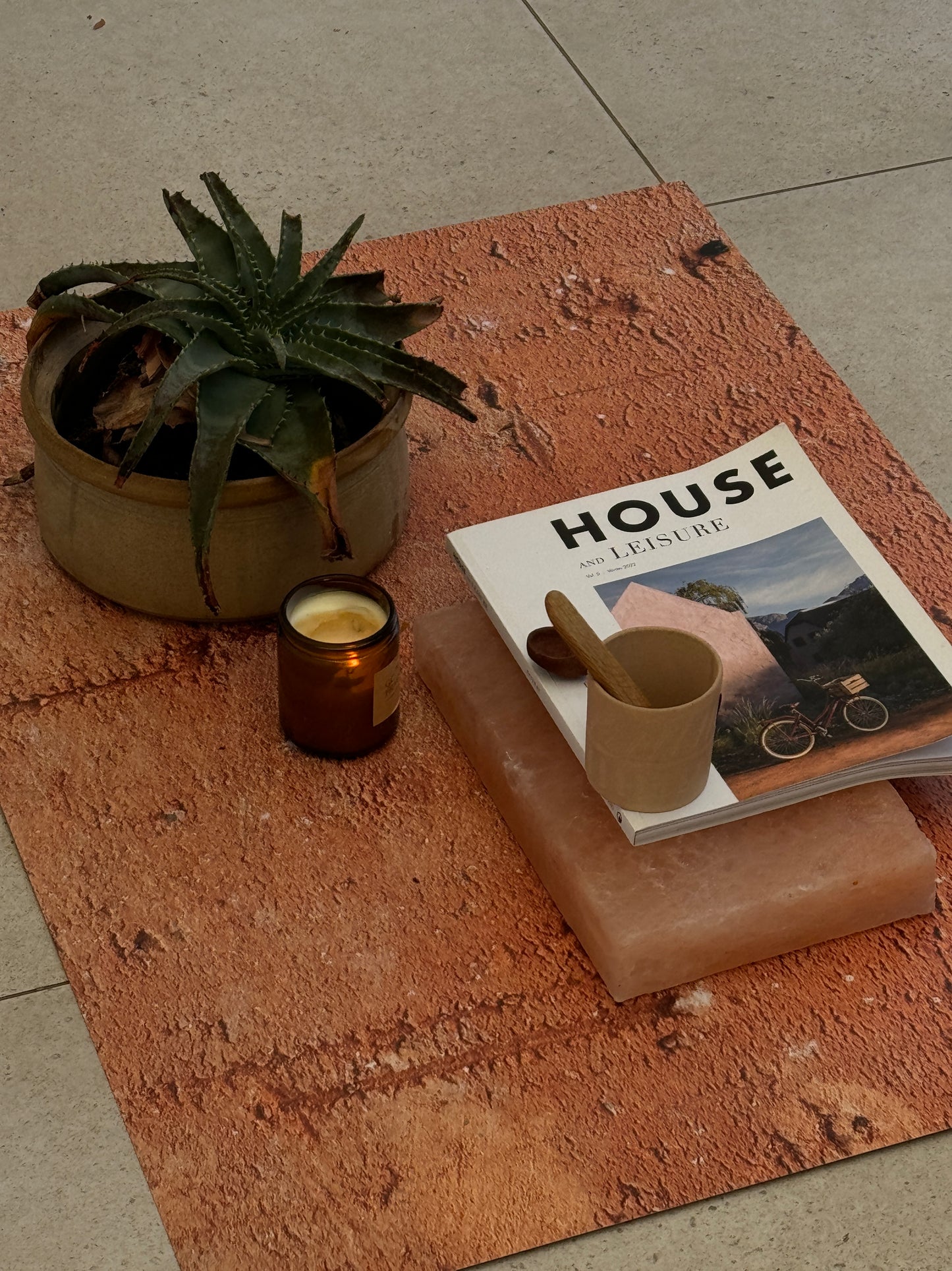 FIRE CLAY Rollable Styling Photography Surface