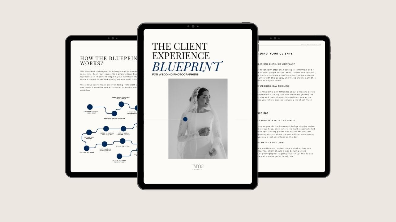 The Client Experience Blueprint for Wedding Photographers