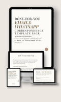 Email & WhatsApp Templates for Wedding Photographers