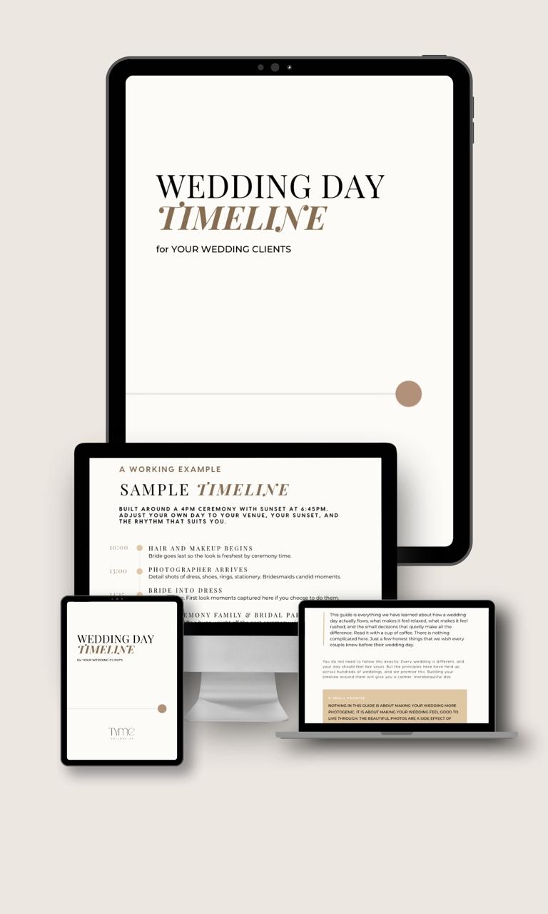 Wedding Day Timeline