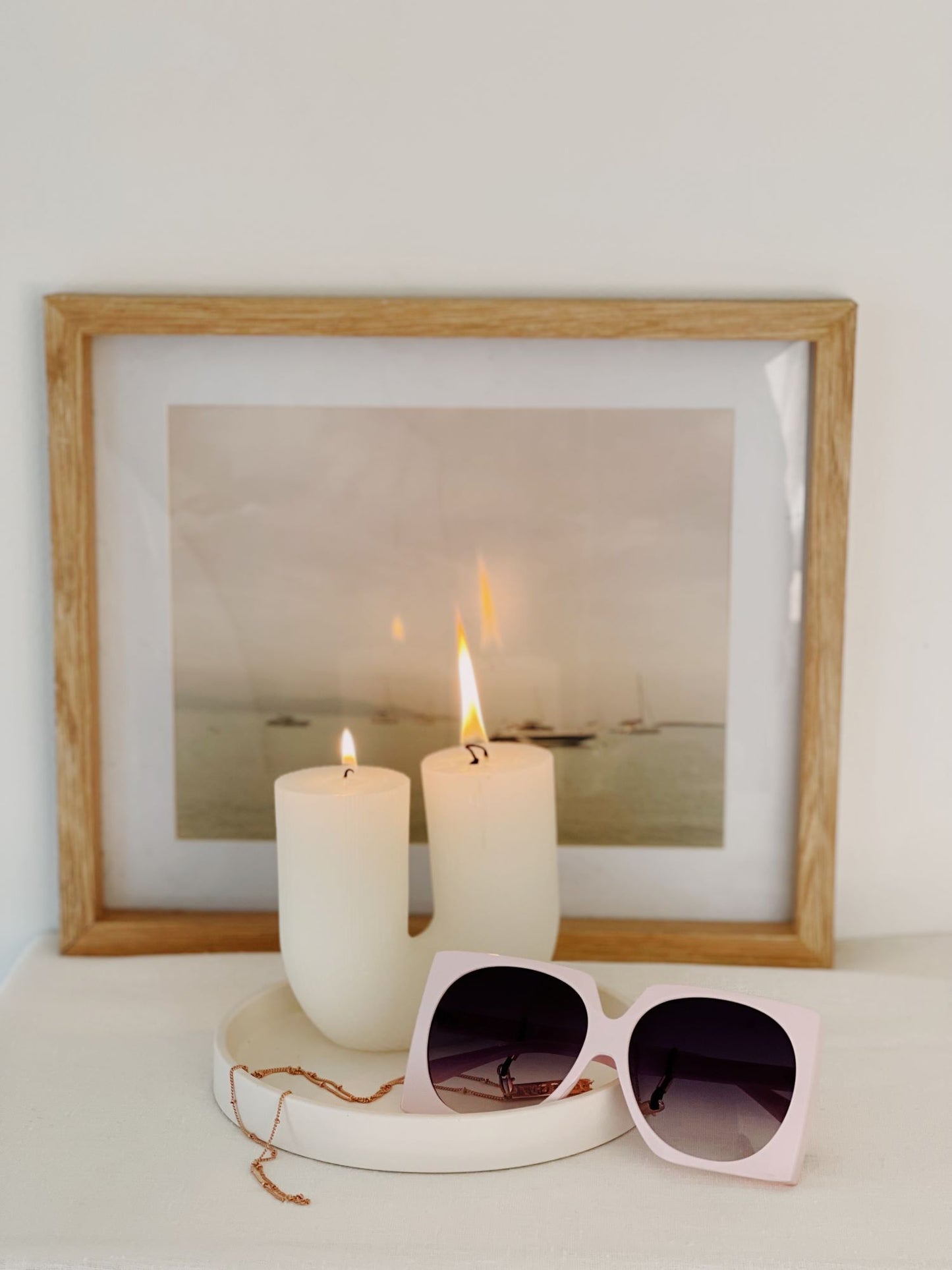 Round Tray Photo + Video Styling Prop - CreativeBarn