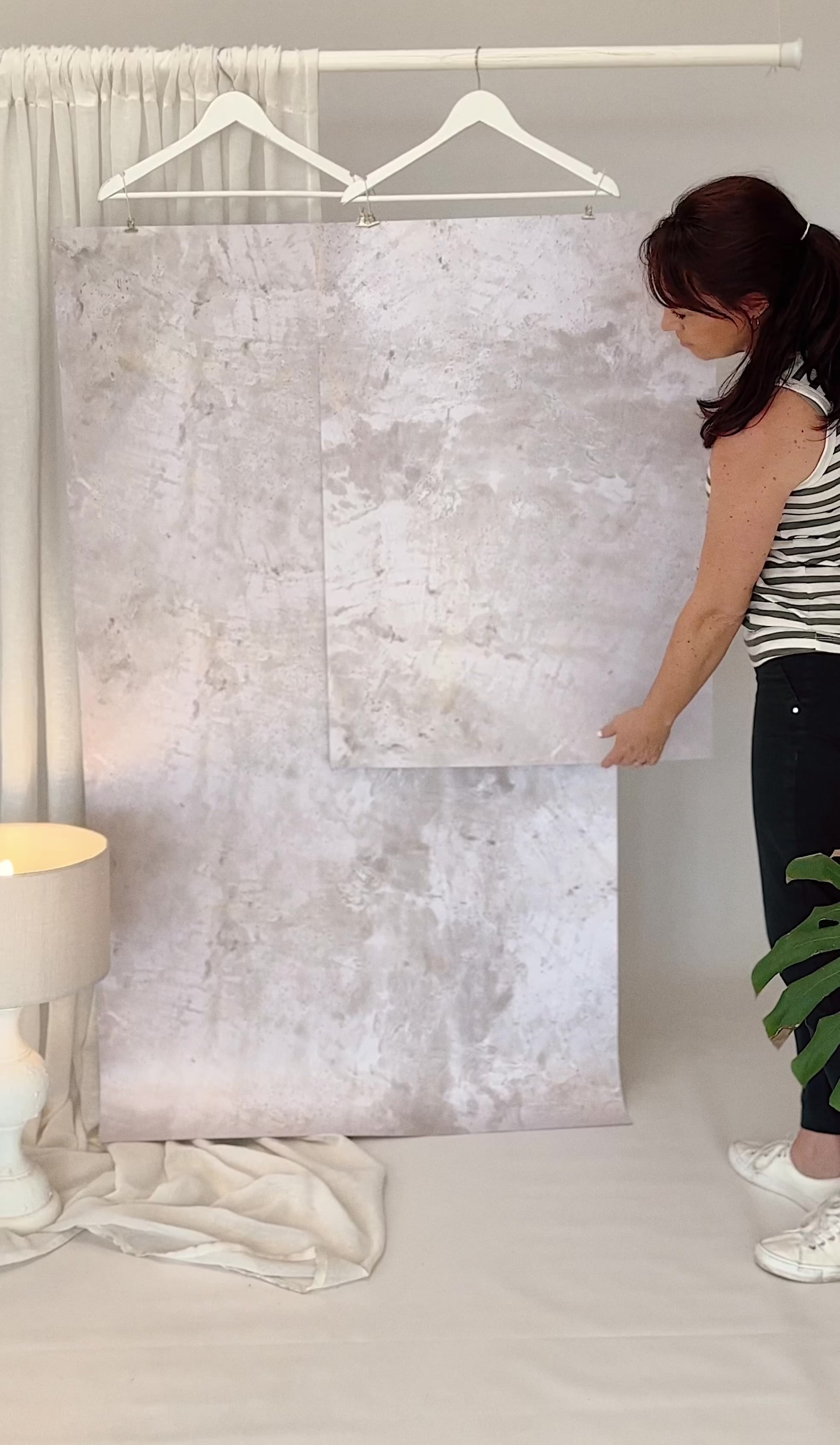 SMOOTH STUCCO Rollable Styling Photography Surface